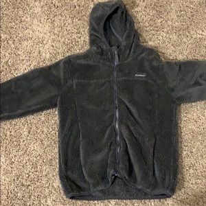 Brand new Eddie Bauer fuzzy coat